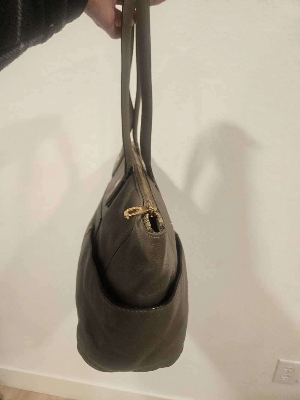  Marc by Marc Jacobs Puma Taupe Cowhide Leather Tote Legacy Bag - Picture 3 of 10